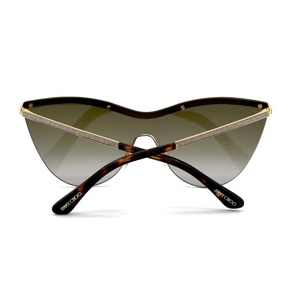 JIMMY CHOO KRISTEN/S GOLD BROWN GRADIENT WOMEN'S SUNGLASSES - Picture 11 of 14